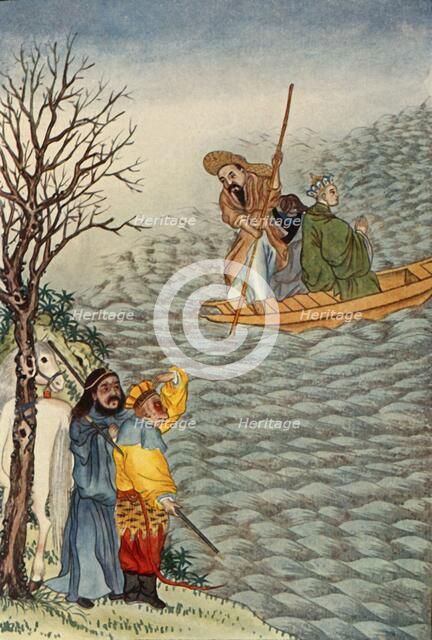 'The Demons of Blackwater River Carry Away the Master', 1922. Creator: Unknown.