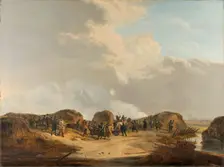 The Demilune constructed at the Siege of Naarden, April 1814, 1814-1815. Creator: Pieter Gerardus van Os