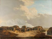 The Demilune constructed at the Siege of Naarden, April 1814, 1814-1815. Creator: Pieter Gerardus van Os