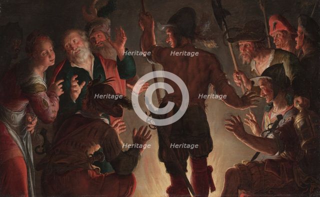 The Denial of Peter, c. 1624-1628. Creator: Peter Wtewael (Dutch, 1596-1660).