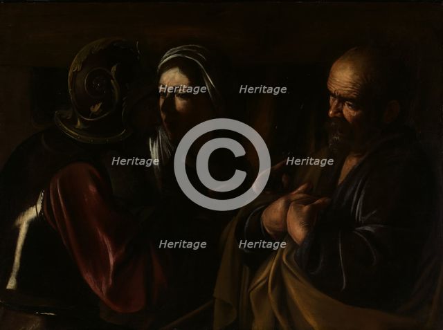 The Denial of Saint Peter, 1610. Creator: Michelangelo Caravaggio.