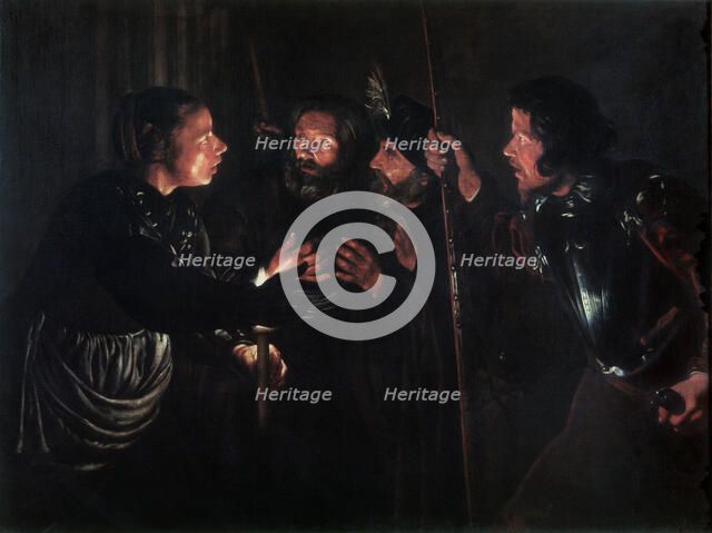 The Denial of Saint Peter', 1620s. Creator: Seghers, Gerard  .