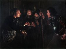 The Denial of Saint Peter 1620s. Creator: Seghers, Gerard