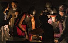 The Denial of Saint Peter, 1650. Creator: La Tour, Georges, de (1583-1652)