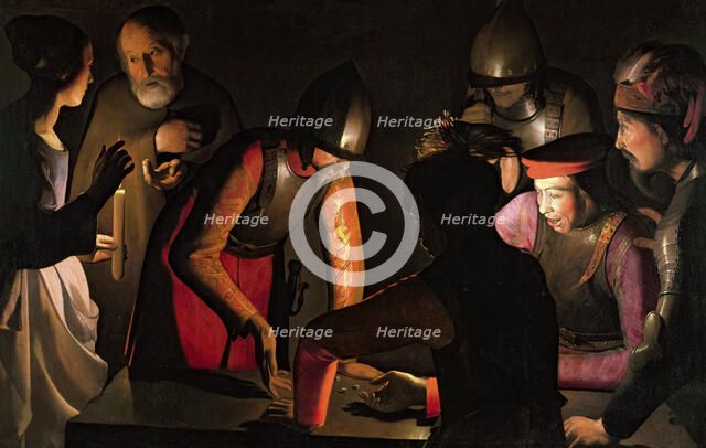 The Denial of Saint Peter, 1650. Creator: La Tour, Georges, de (1583-1652).