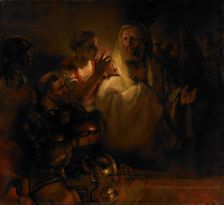 The Denial of Saint Peter, 1660. Artist: Rembrandt van Rhijn (1606-1669)