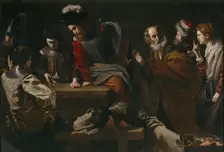 The Denial of Saint Peter, ca 1625. Artist: Tournier, Nicolas (1590-1639)