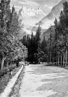 The Dent du Midi from the Valley of the Rhone 1900