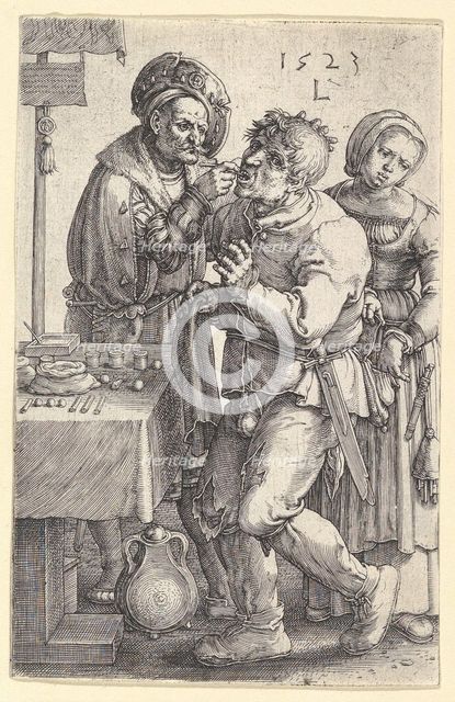 The Dentist, 1523. Creator: Lucas van Leyden.