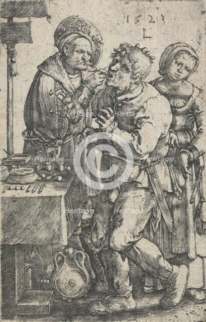 The dentist, 1523. Creator: Lucas van Leyden.