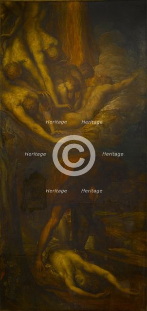 The Denunciation of Cain, 1872. Creator: George Frederick Watts.