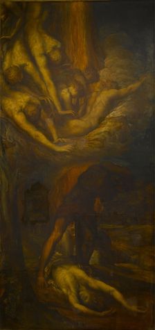 The Denunciation of Cain, 1872. Creator: George Frederick Watts
