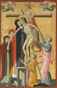 The Descent from the Cross, 1300. Creator: Master of Forli