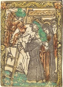 The Descent from the Cross, 1460/1480. Creator: Master of the Borders with the Four Fathers of the Church