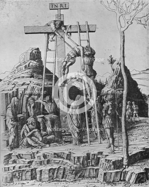 'The Descent from the Cross', 1475. Artist: Andrea Mantegna.