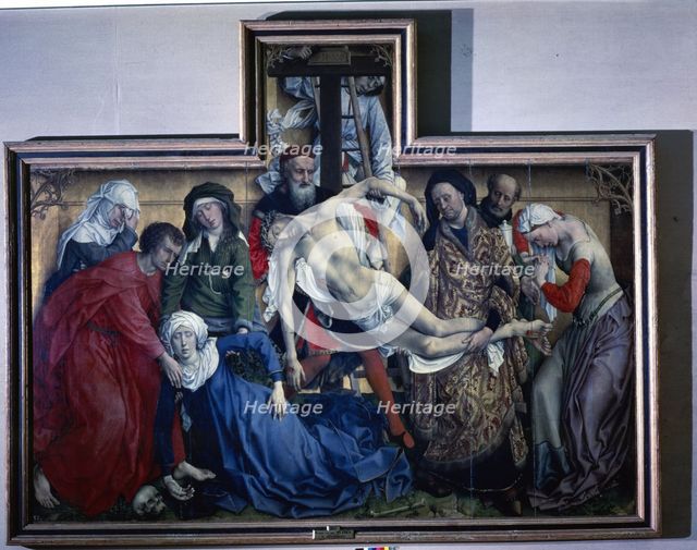 'The Descent from the Cross', 1435. Creator: Weyden, Rogier van der (1399 - 1464).