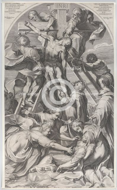 The Descent from the Cross, 1606. Creator: Francesco Villamena.