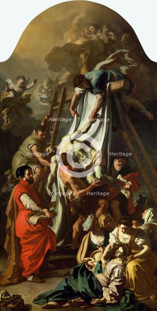 The Descent from the Cross, 1729. Artist: Solimena, Francesco (1657-1747)