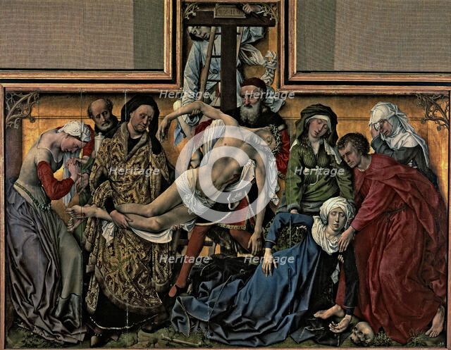  'The Descent from the Cross', considered the masterpiece of Flemish painter Rogier van der Weyde…