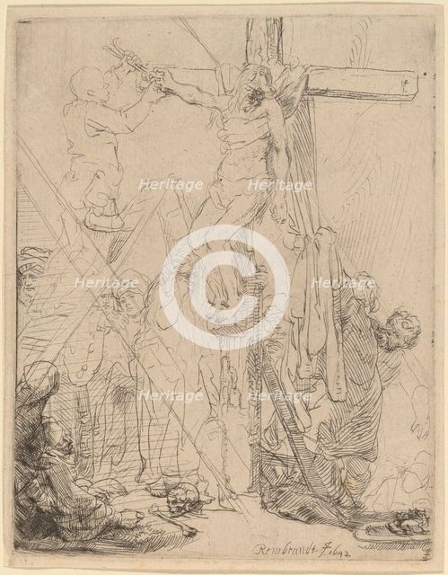 The Descent from the Cross: a Sketch, 1642. Creator: Rembrandt Harmensz van Rijn.