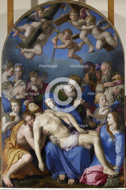 The Descent from the Cross. Artist: Bronzino, Agnolo (1503-1572)