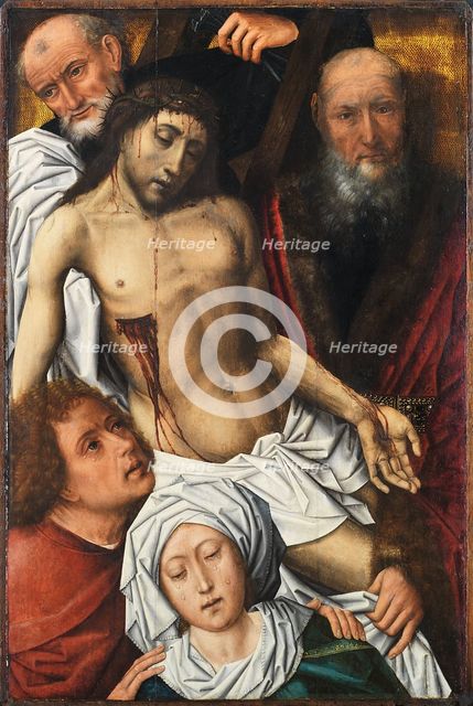The Descent from the Cross, c. 1500. Artist: De Coter, Colijn (c. 1440/5-c. 1522/32)