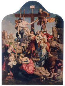 The Descent from the Cross c1520. Artist: Jan Gossaert