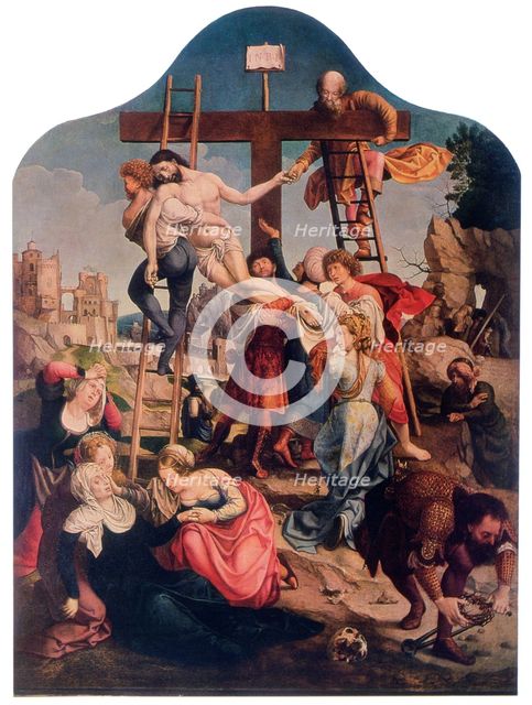 'The Descent from the Cross', c1520. Artist: Jan Gossaert