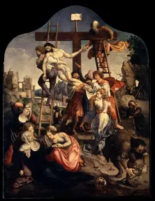 The Descent from the Cross c1520. Artist: Jan Gossaert