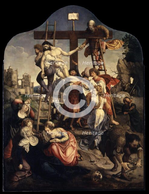 'The Descent from the Cross', c1520.  Artist: Jan Gossaert