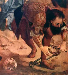 The Descent from the Cross (detail), c1520. Artist: Jan Gossaert