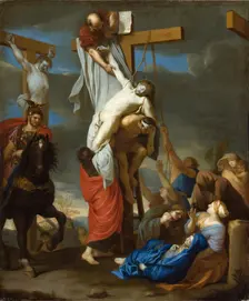 The Descent from the Cross, Late 1640s. Creator: Charles le Brun