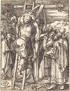The Descent from the Cross, probably c. 1509/1510. Creator: Albrecht Durer