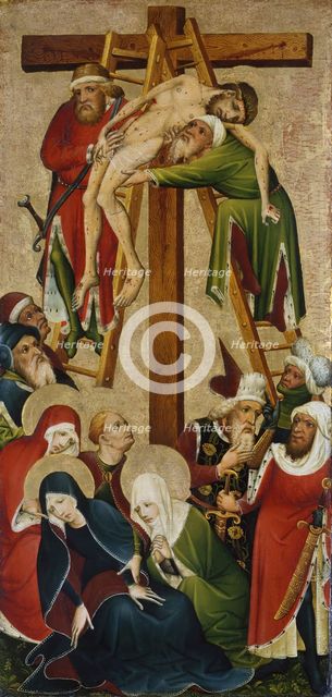 The Descent from the Cross (recto), 1420. Creator: Anon.