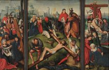 The Descent from the Cross. Triptych. Creator: Coffermans, Marcellus (1520-1578)