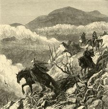 The Descent from Mount Washington 1872. Creator: W.H. Morse