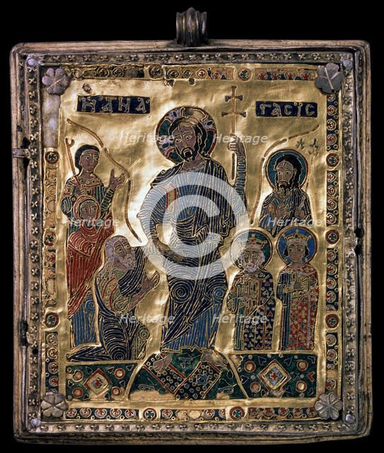 'The Descent into Hell', 12th century.  Artist: Byzantine Master