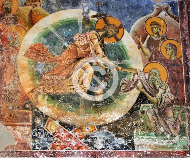The Descent into Hell, 12th century. Creator: Byzantine Master ().