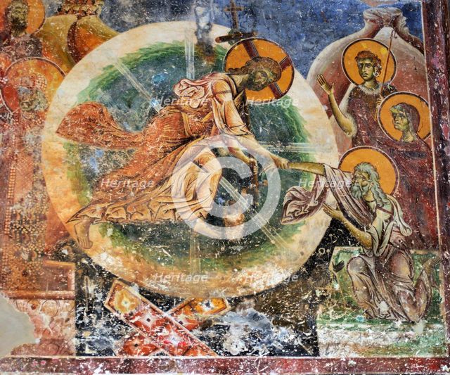 The Descent into Hell, 12th century. Creator: Byzantine Master ().