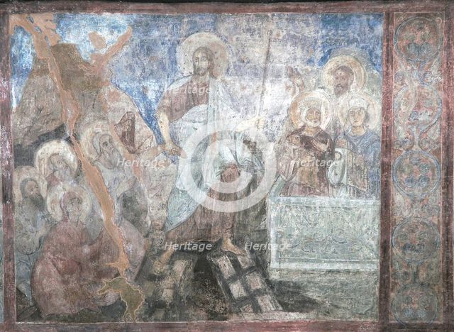 The Descent into Hell. Artist: Ancient Russian frescos  