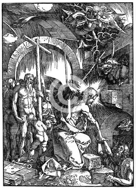 'The Descent of Christ into Limbo', 1510, (1936). Artist: Albrecht Dürer