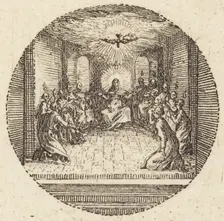 The Descent of the Holy Dove, c. 1631. Creator: Jacques Callot
