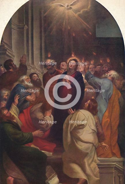 'The Descent of the Holy Spirit', 1619, (1914). Creator: Peter Paul Rubens.