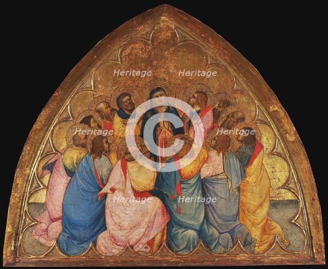 The Descent of the Holy Spirit, 1390-1395. Creator: Gaddi, Agnolo (1350-1396).