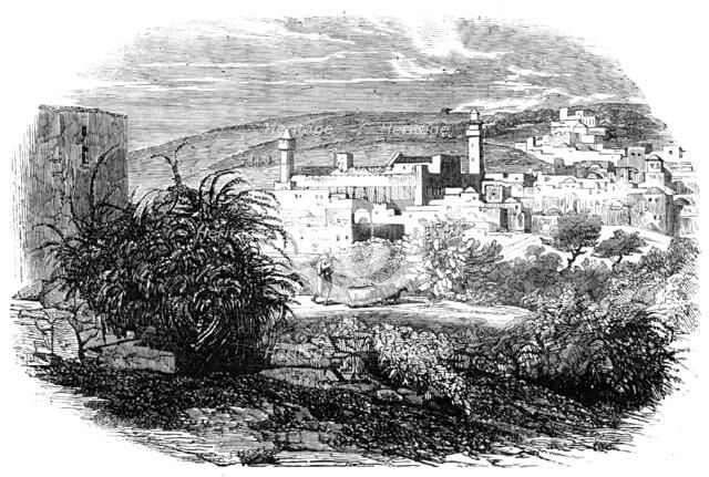 The Desert Route - Hebron, 1857. Creator: Unknown.