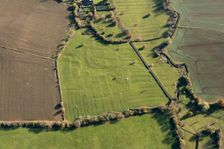 The deserted medieval village earthworks of Upper Ditchford, Aston Magna, Gloucestershire, 2016. Creator: Damian Grady