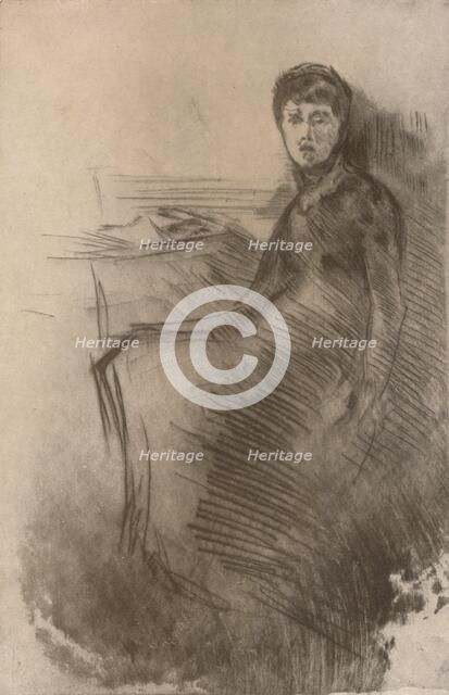 'The Desk', c1870, (1904). Artist: James Abbott McNeill Whistler.