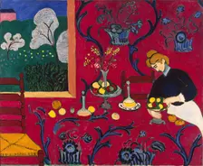 The Dessert: Harmony in Red (The Red Room), 1907. Creator: Henri Matisse