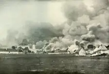 The Destruction of a Polish Village (1919). Creator: Unknown