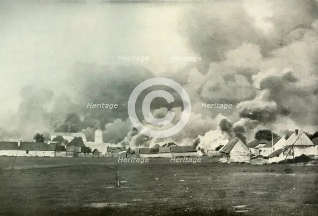 'The Destruction of a Polish Village', (1919).  Creator: Unknown.